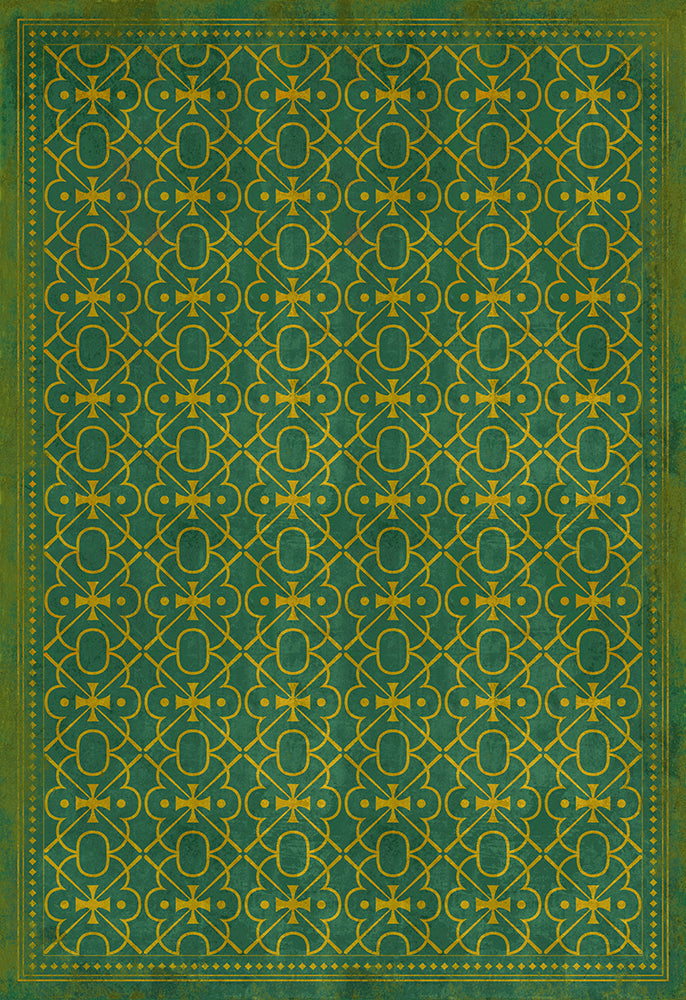 spicher and company classic vinyl pattern 05 mr green rug