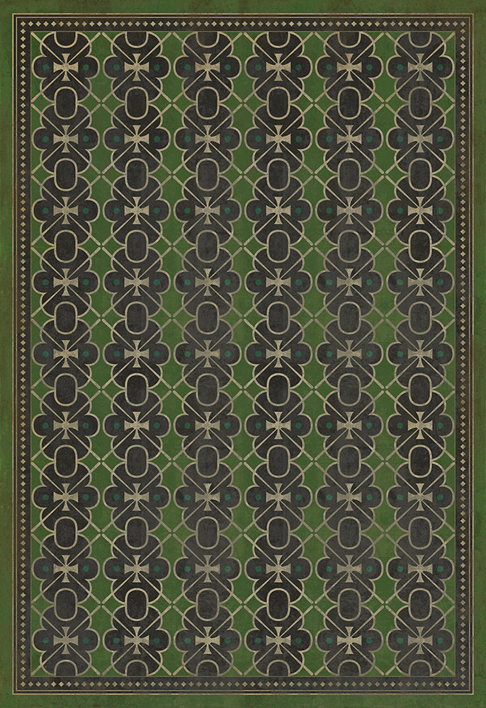 spicher and company classic vinyl pattern 05 scotland yard rug