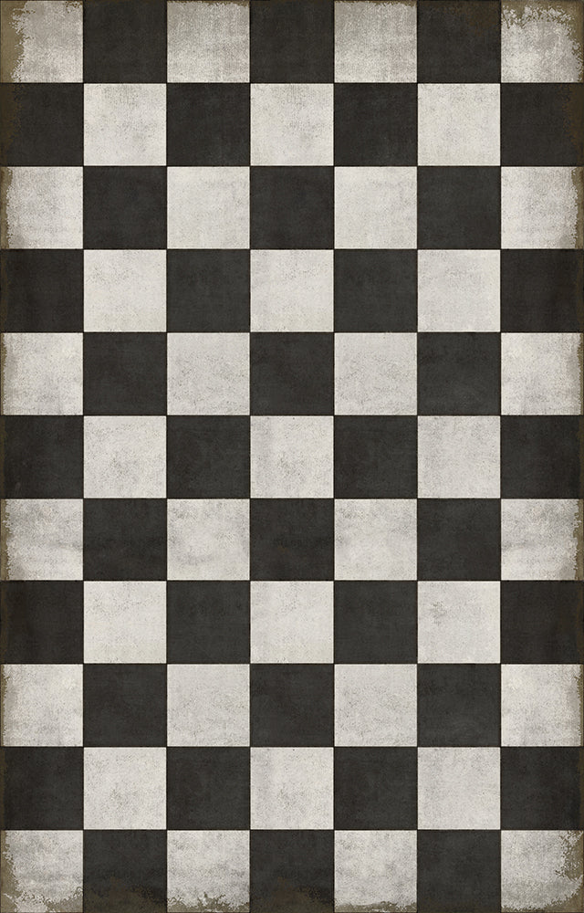 spicher and company classic vinyl pattern 07 checkered past rug
