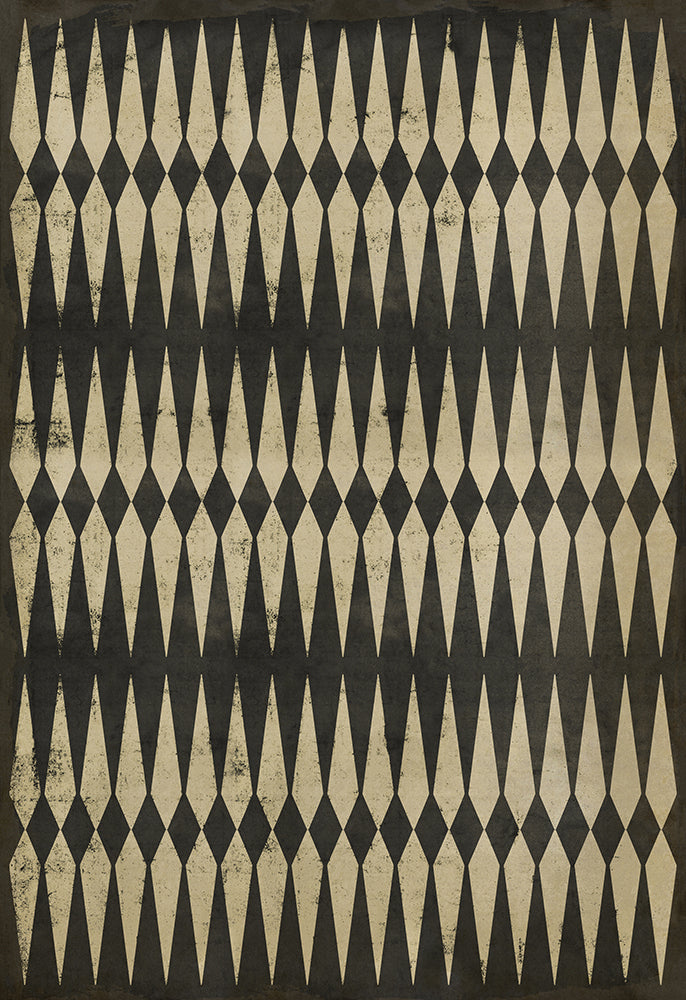 spicher and company classic vinyl pattern 08 backgammon rug