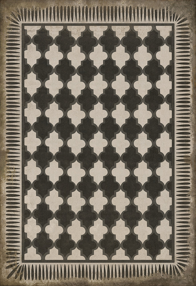spicher and company classic vinyl pattern 10 open sesame rug