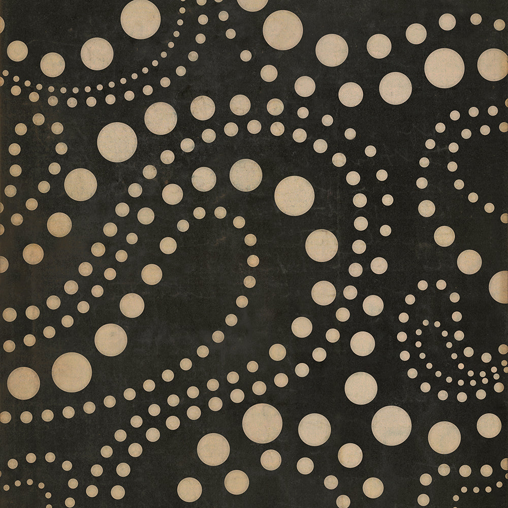 spicher and company classic vinyl pattern 12 black hole rug