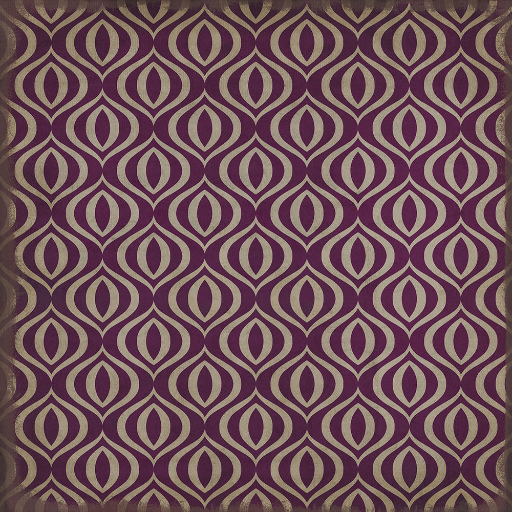 spicher and company classic vinyl pattern 15 purple haze rug