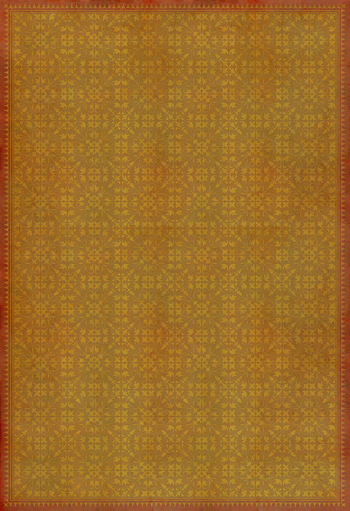 spicher and company classic vinyl pattern 21 all in the golden afternoon rug