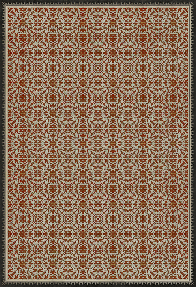 spicher and company classic vinyl pattern 21 painting the roses red rug