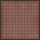 spicher and company classic vinyl pattern 21 red queen rug
