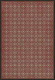 spicher and company classic vinyl pattern 21 red queen rug