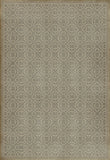 spicher and company classic vinyl pattern 21 white rabbit rug