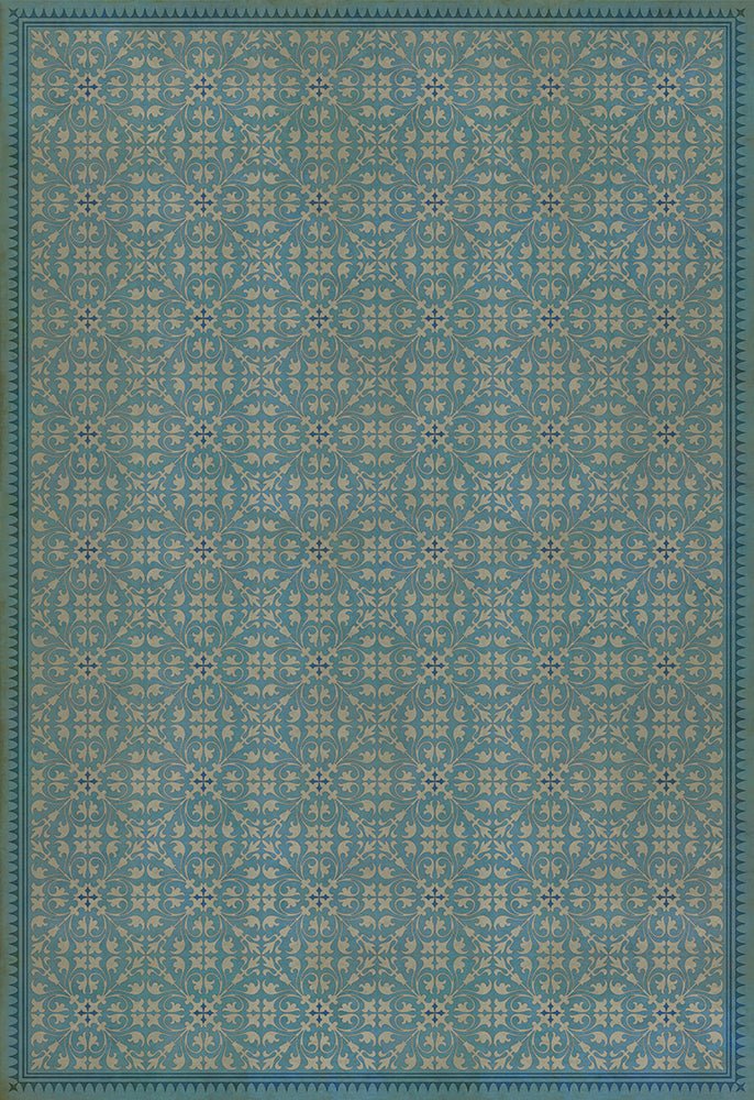 spicher and company classic vinyl pattern 21 through the looking glass rug