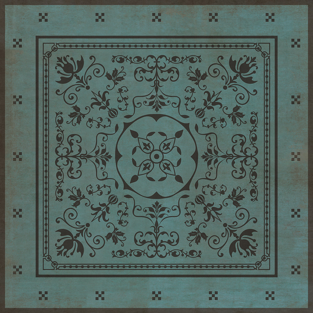 spicher and company classic vinyl pattern 22 plato rug