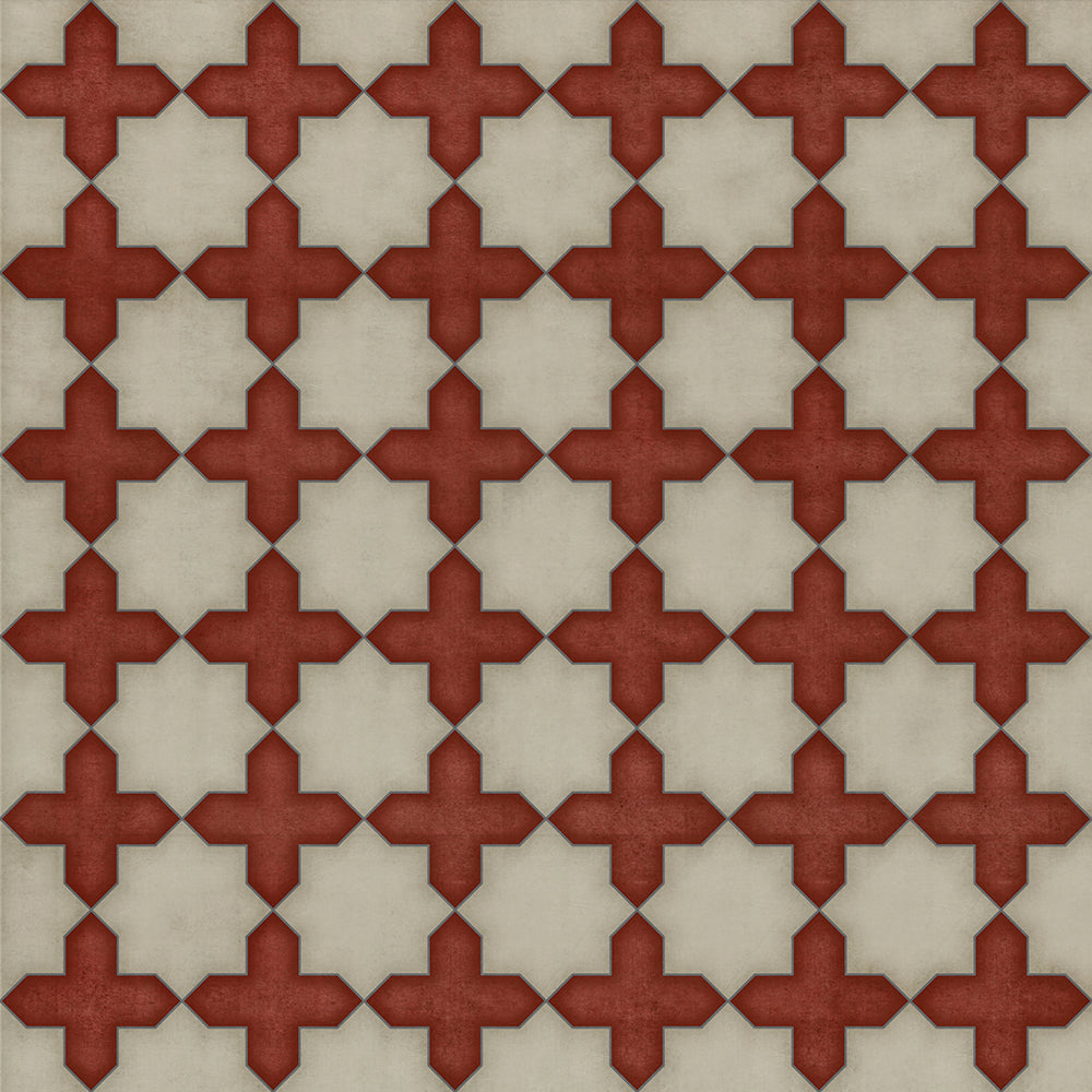 spicher and company classic vinyl pattern 23 dressed in scarlet rug
