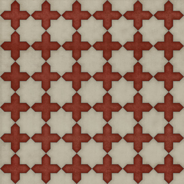 spicher and company classic vinyl pattern 23 dressed in scarlet rug