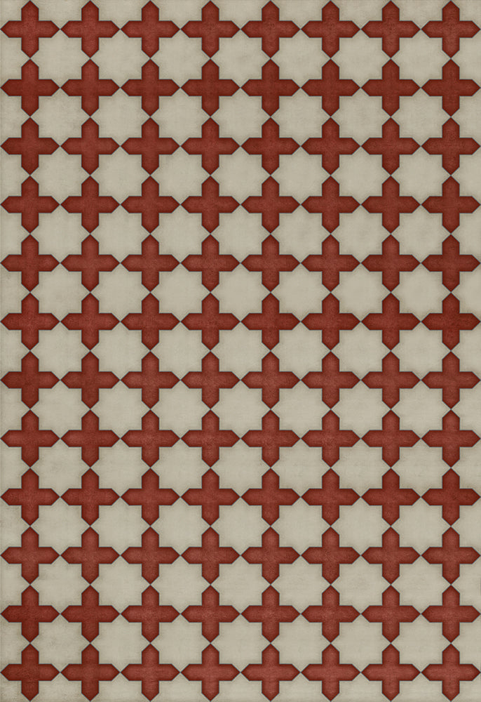 spicher and company classic vinyl pattern 23 dressed in scarlet rug