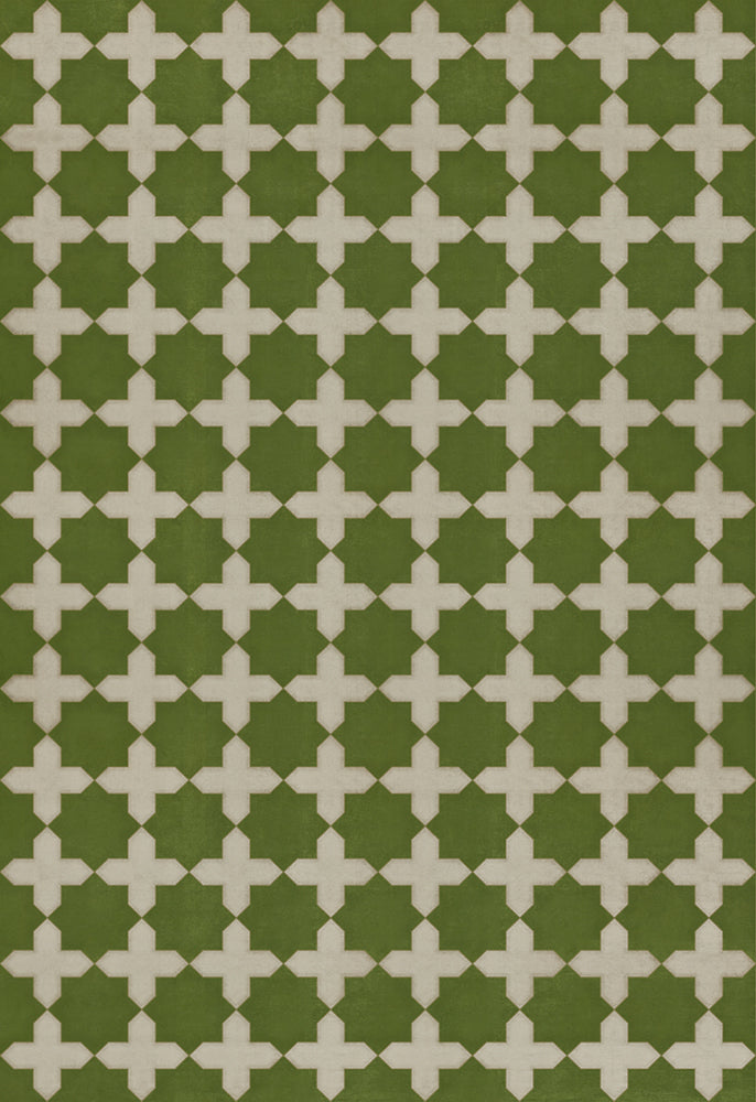 spicher and company classic vinyl pattern 23 nor any green thing rug