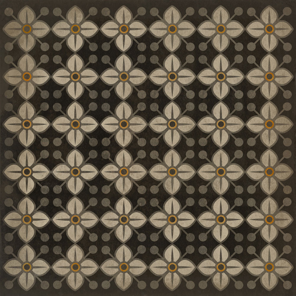 spicher and company classic vinyl pattern 32 daffodils rug