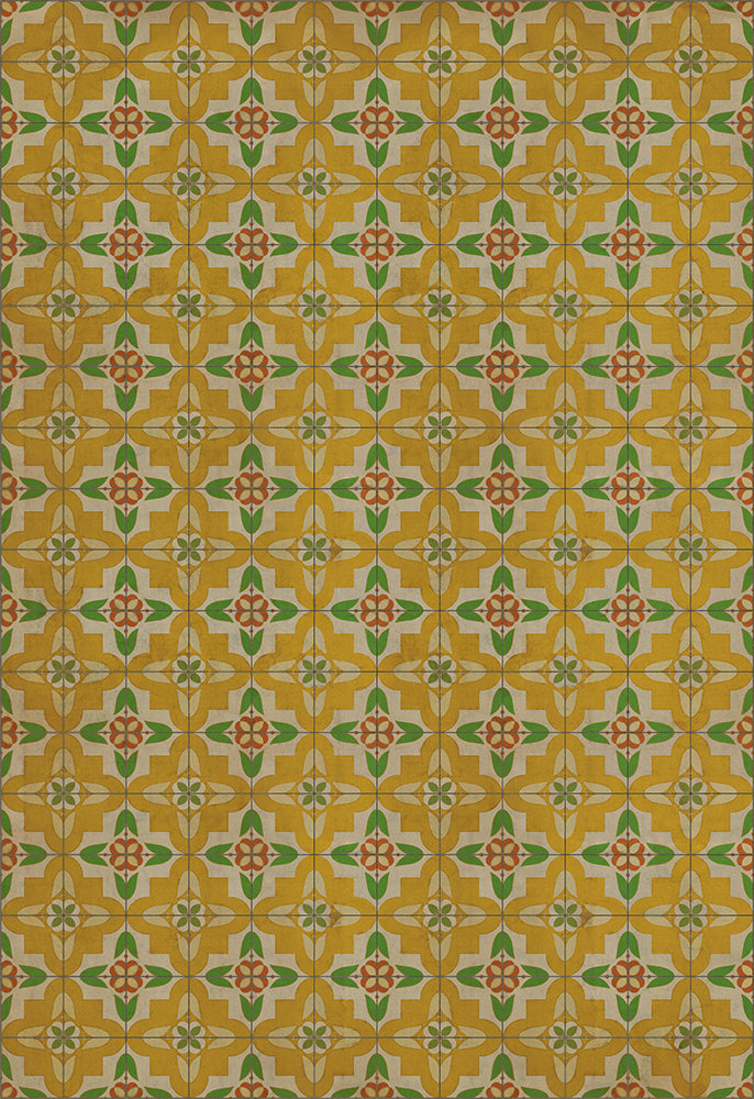 spicher and company classic vinyl pattern 33 bright and early rug