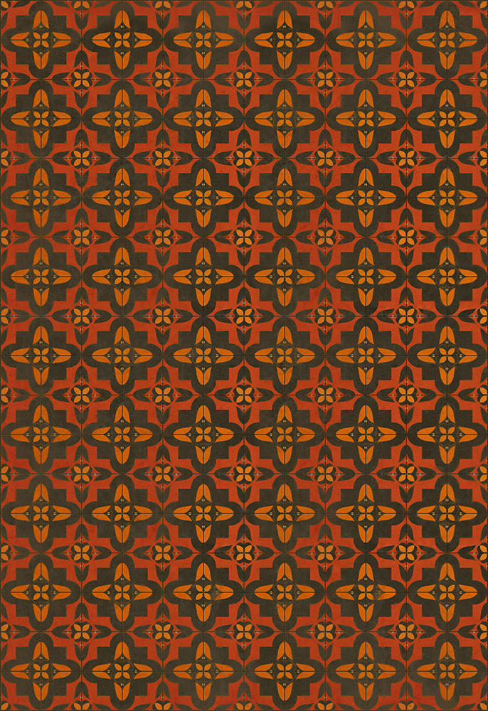 spicher and company classic vinyl pattern 33 red baron rug