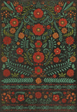 spicher and company classic vinyl pattern 36 a garden to walk in rug