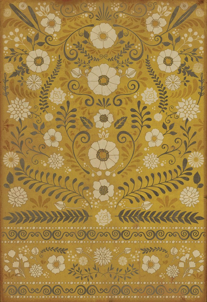 spicher and company classic vinyl pattern 36 we are only half awake rug