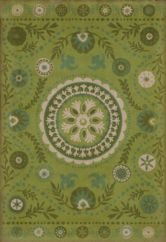 spicher and company classic vinyl pattern 38 a garden path rug