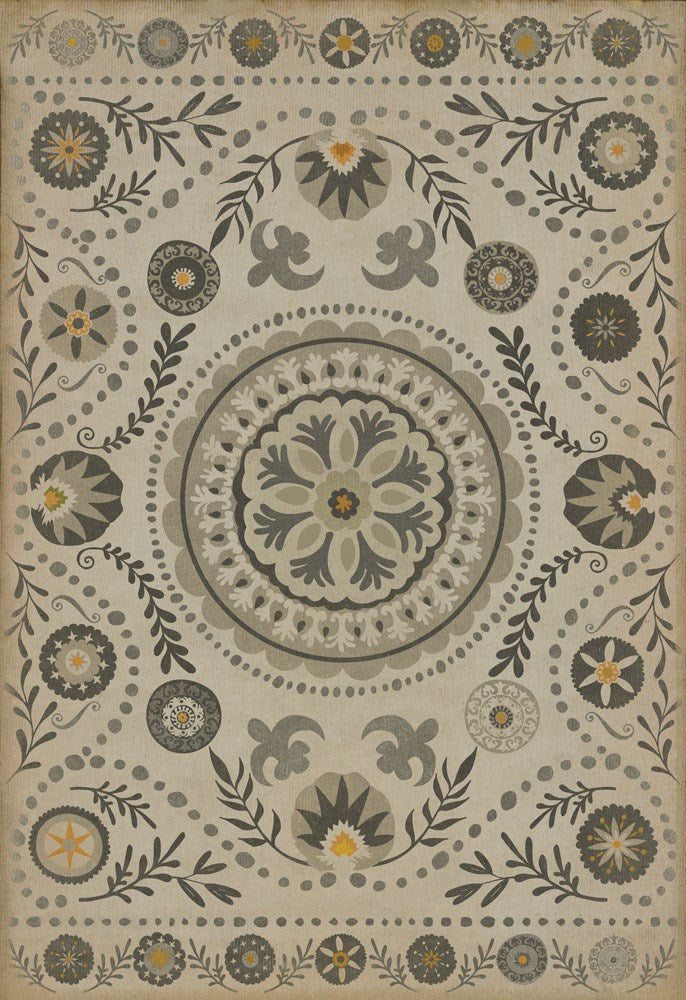 spicher and company classic vinyl pattern 38 je pense rug