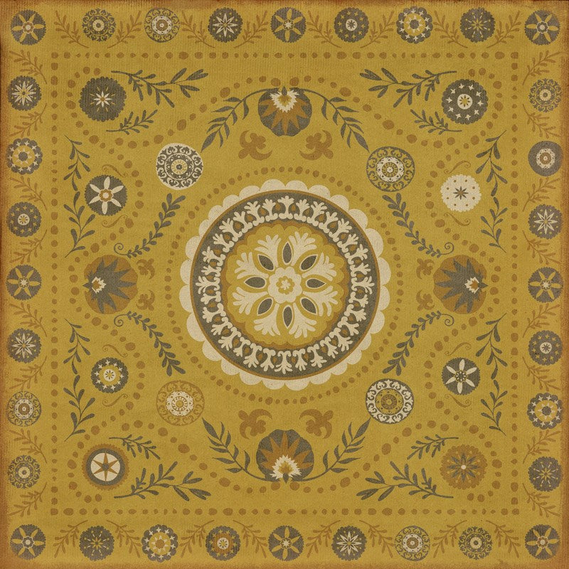 spicher and company classic vinyl pattern 38 the sun shines on rug