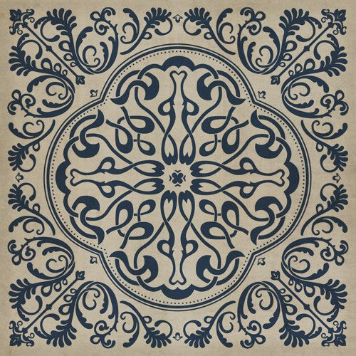 spicher and company classic vinyl pattern 39 gin rummy rug