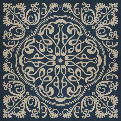 spicher and company classic vinyl pattern 39 spades rug