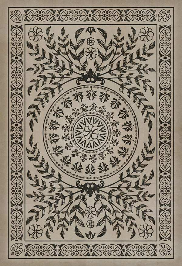 spicher and company classic vinyl pattern 40 drummond castle rug