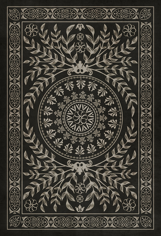 spicher and company classic vinyl pattern 40 villa lante rug