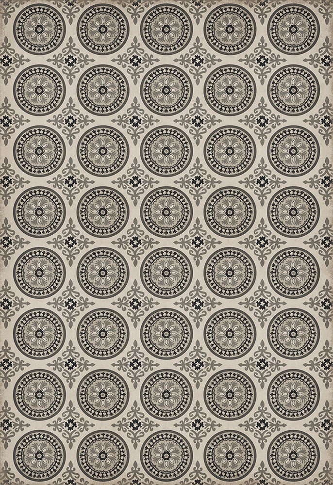 spicher and company classic vinyl pattern 43 peace rug
