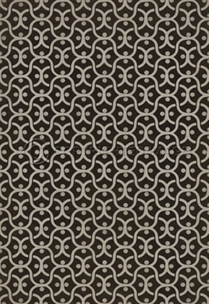 spicher and company classic vinyl pattern 47 black russian rug