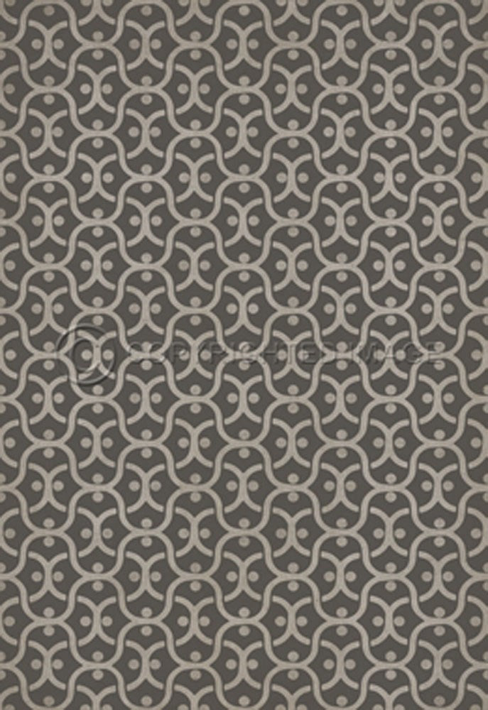spicher and company classic vinyl pattern 47 grey matter rug