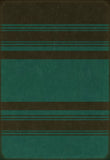 spicher and company classic vinyl pattern 50 organic stripes black and teal rug