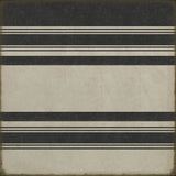 spicher and company classic vinyl pattern 50 organic stripes black and white rug
