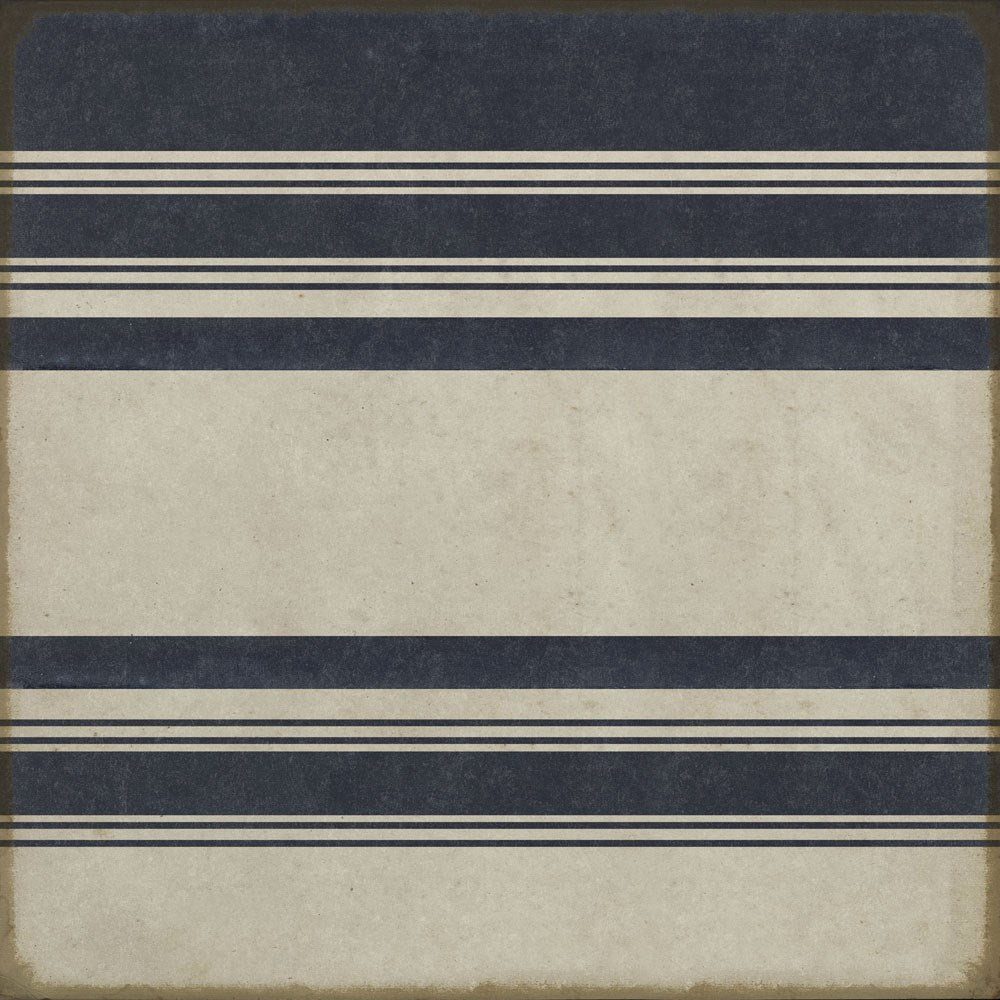 spicher and company classic vinyl pattern 50 organic stripes blue and white rug