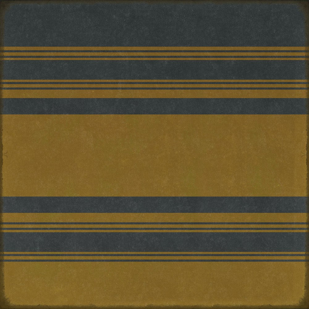 spicher and company classic vinyl pattern 50 organic stripes blue and yellow rug