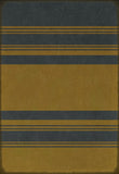 spicher and company classic vinyl pattern 50 organic stripes blue and yellow rug