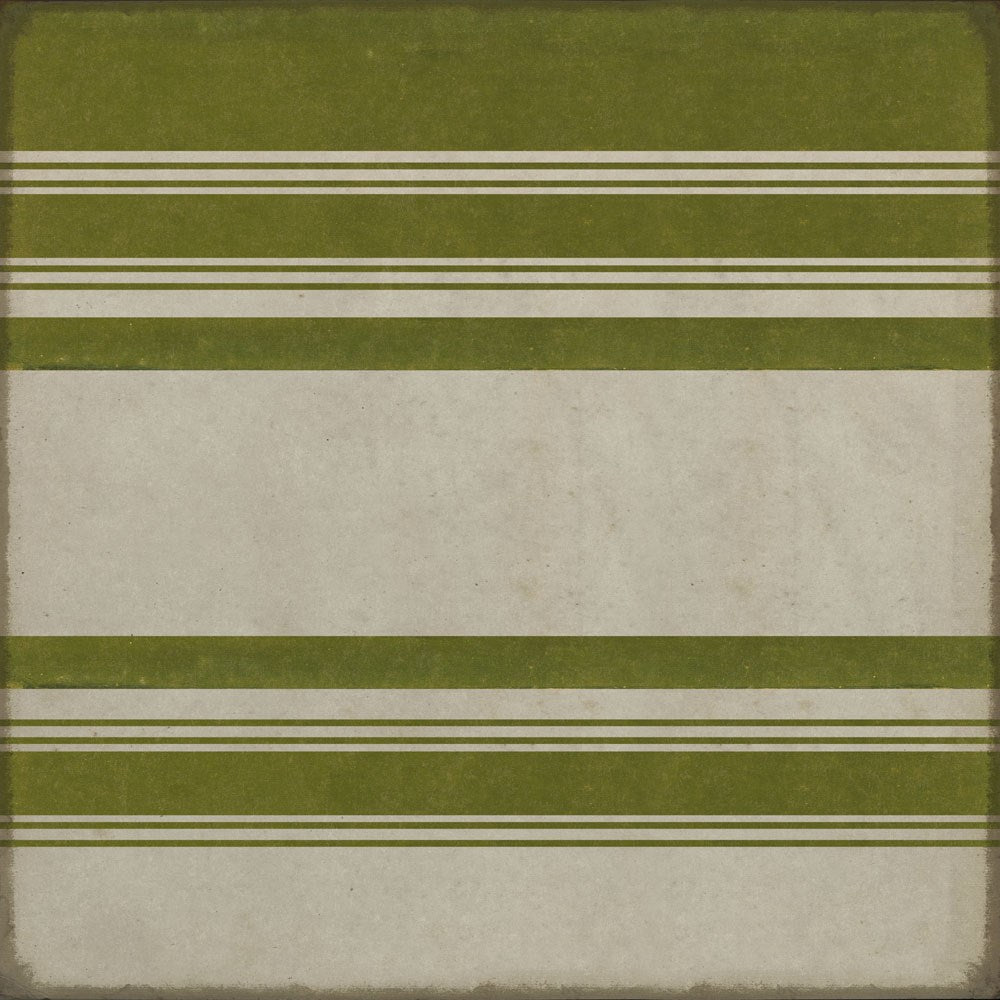 spicher and company classic vinyl pattern 50 organic stripes green and white rug