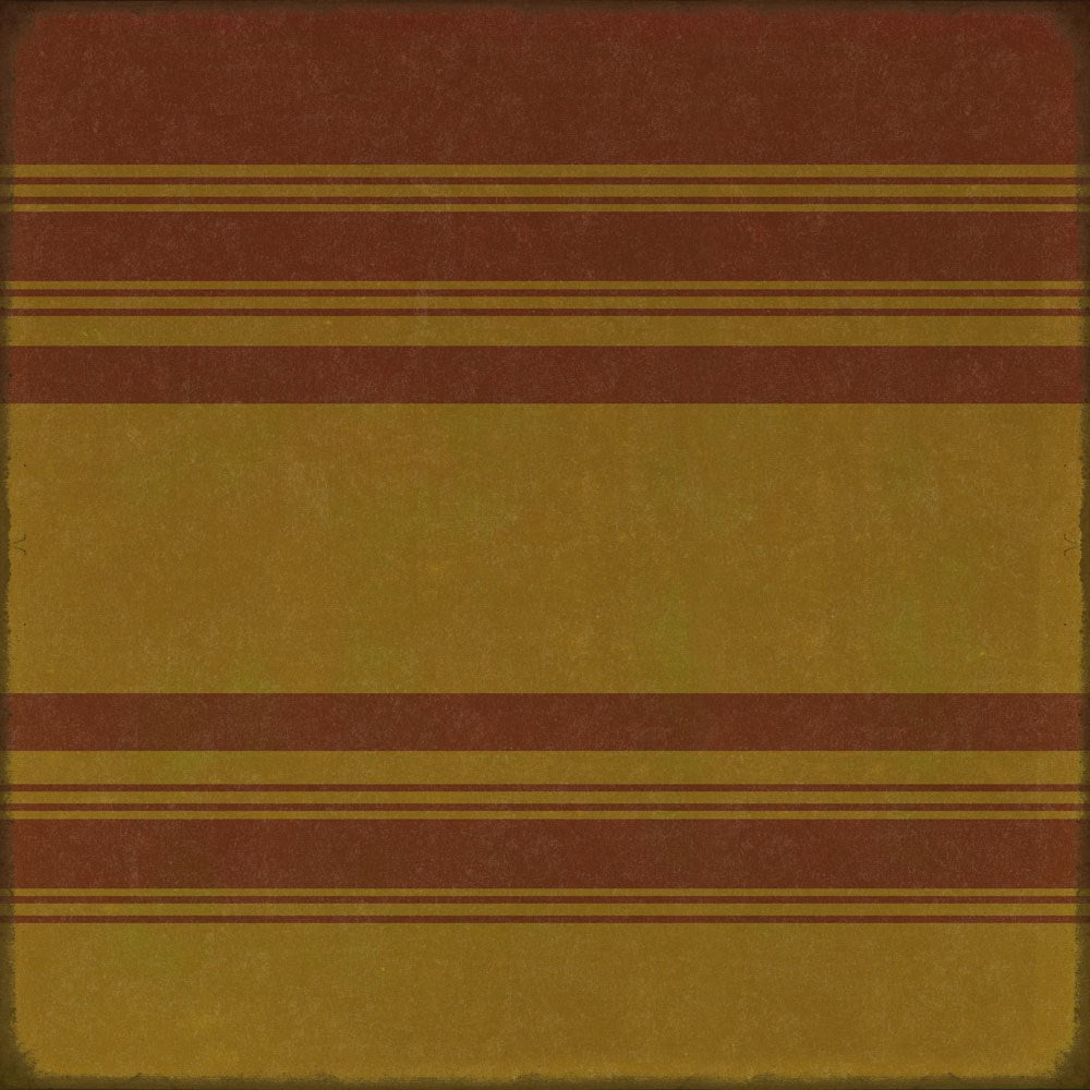 spicher and company classic vinyl pattern 50 organic stripes red and yellow rug