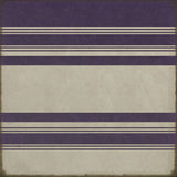 spicher and company classic vinyl pattern 50 organic stripes white and purple rug
