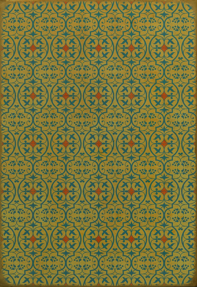 spicher and company classic vinyl pattern 51 little madness in the spring rug