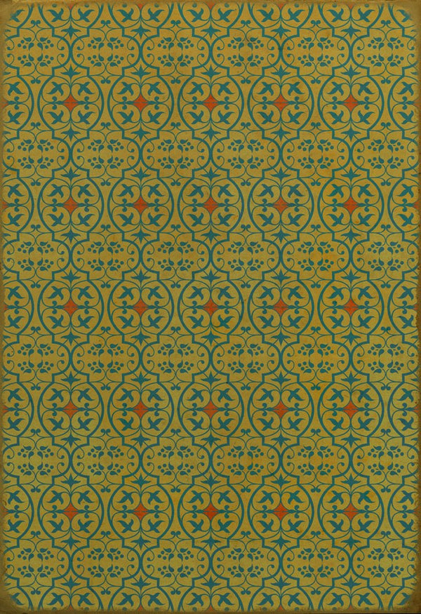 spicher and company classic vinyl pattern 51 little madness in the spring rug