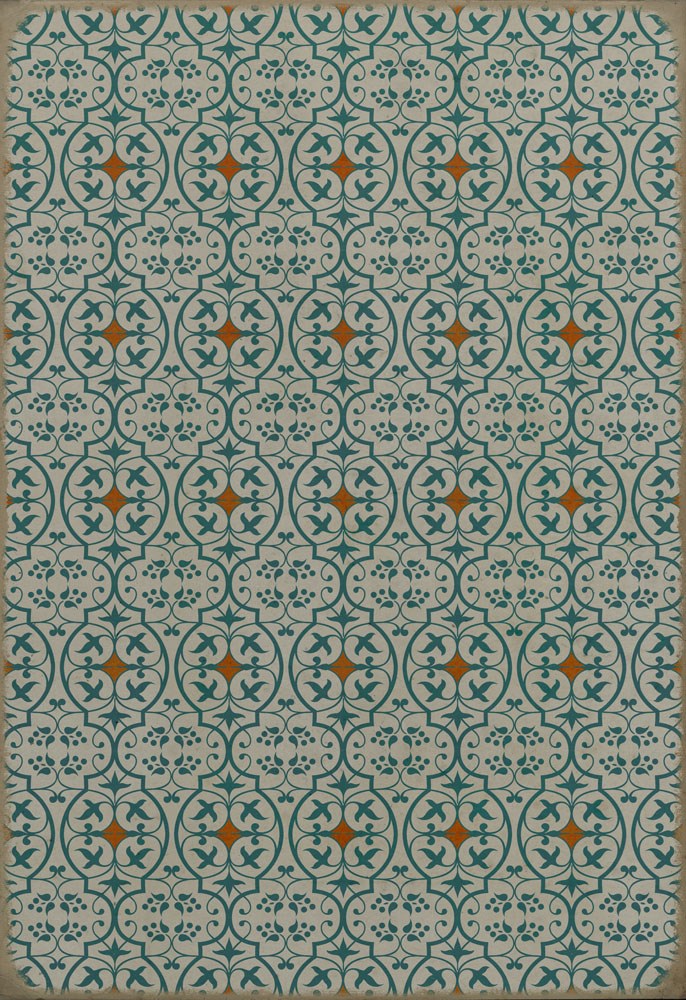 spicher and company classic vinyl pattern 51 and i love her rug