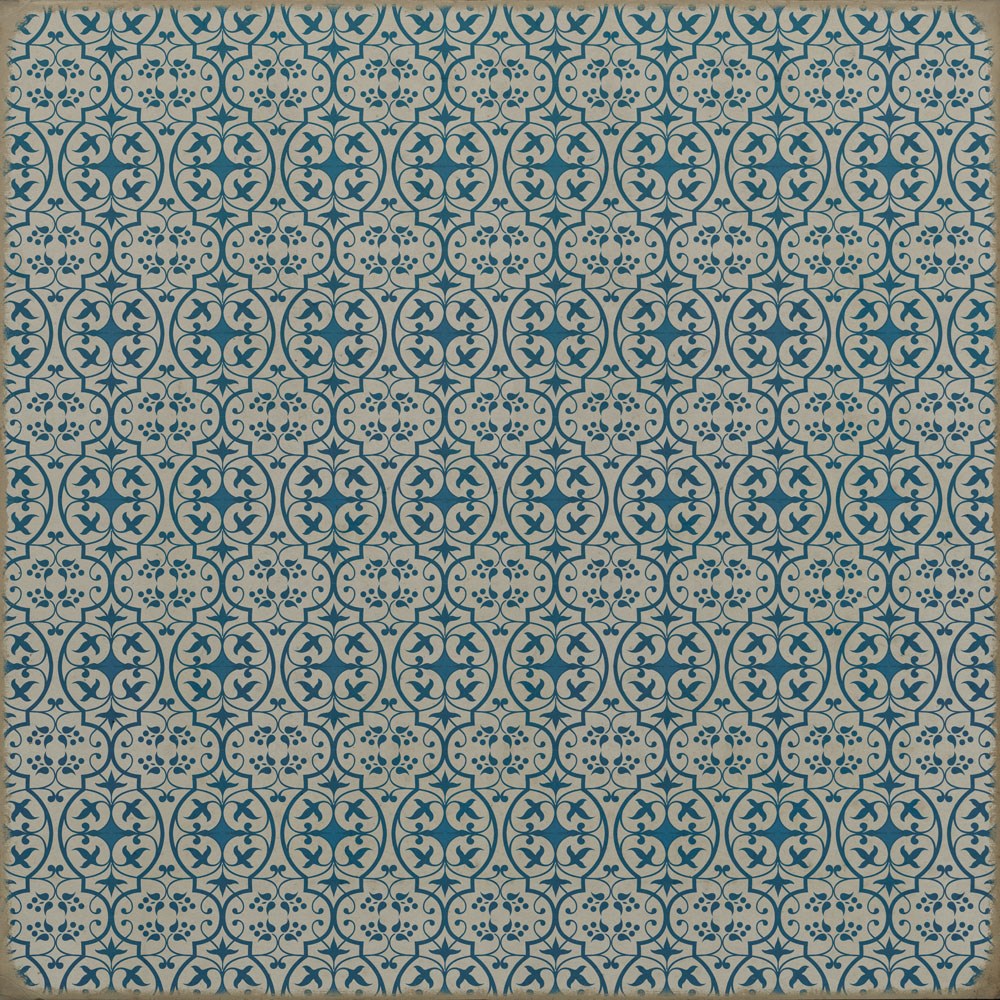 spicher and company classic vinyl pattern 51 china cup rug