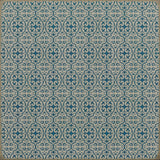 spicher and company classic vinyl pattern 51 china cup rug
