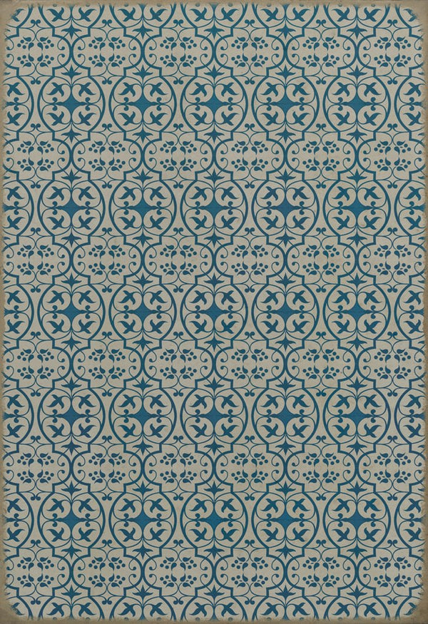 spicher and company classic vinyl pattern 51 china cup rug