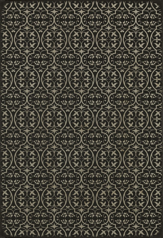 spicher and company classic vinyl pattern 51 he kindly stopped for me rug