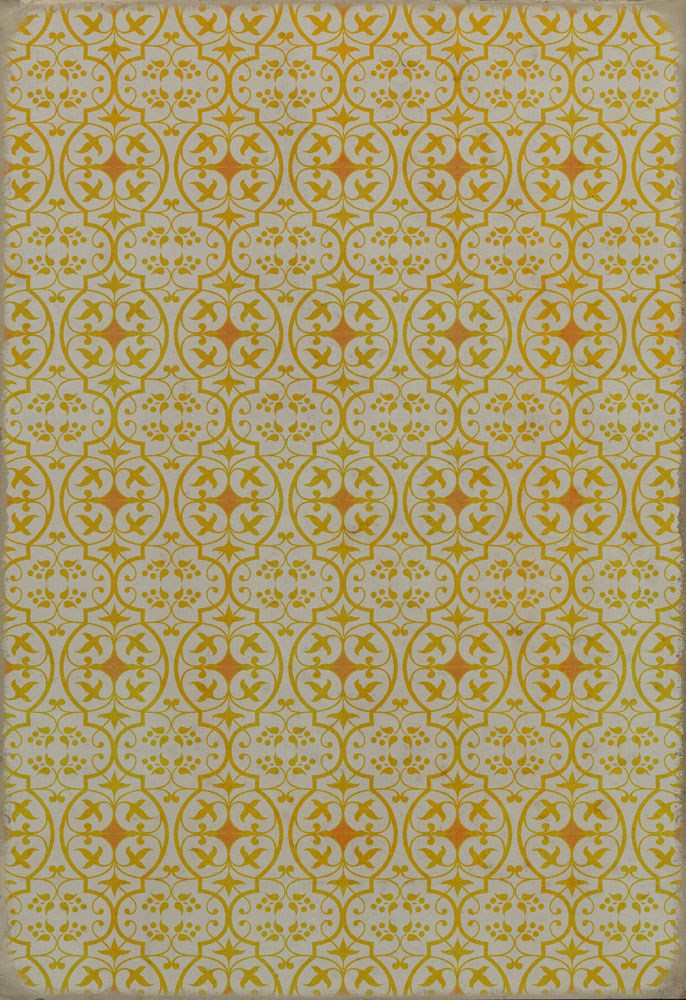 spicher and company classic vinyl pattern 51 sunny side up rug