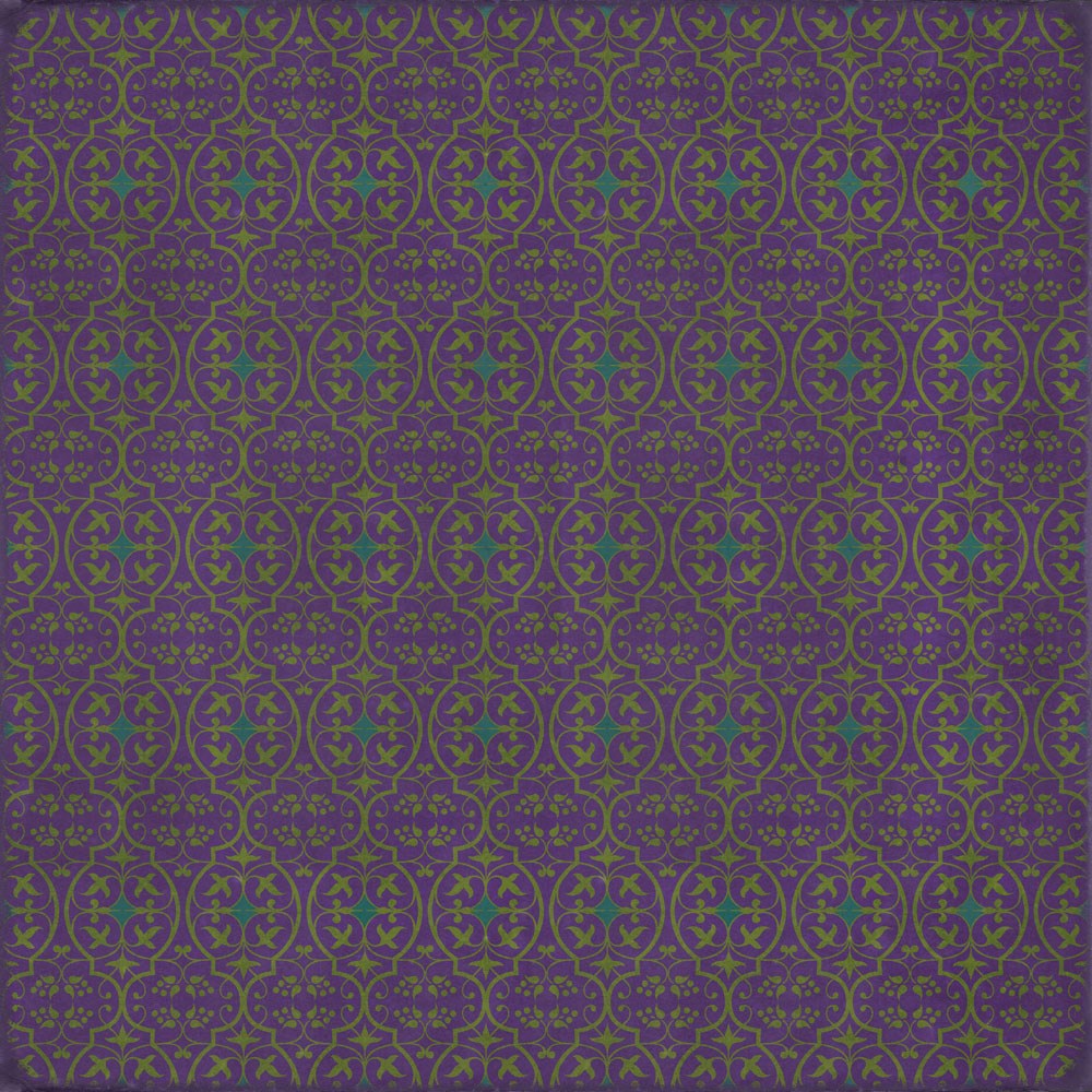 spicher and company classic vinyl pattern 51 souls of good violets rug